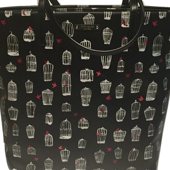 Kate Spade Jade Drive Bon Shopper bird cage tote - Picture 2 of 7